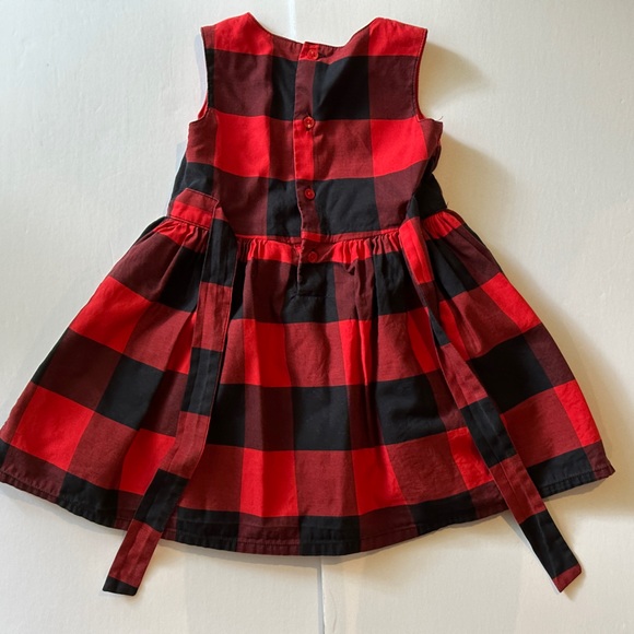 *HOST PICK!* Toddler dress. “Buffalo Plaid” sleeveless, with side ties. - Picture 7 of 16